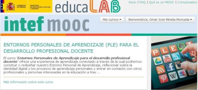 Entornos Personales de Aprendizaje (PLE) para el desarrollo profesional docente #eduPLEmooc
